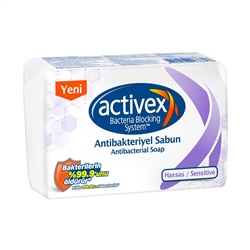 Activex Antibakteriyel Sabun Hassas 4*80 Gr