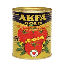 Akfa Domates Salçası Gold Teneke 830 Gr